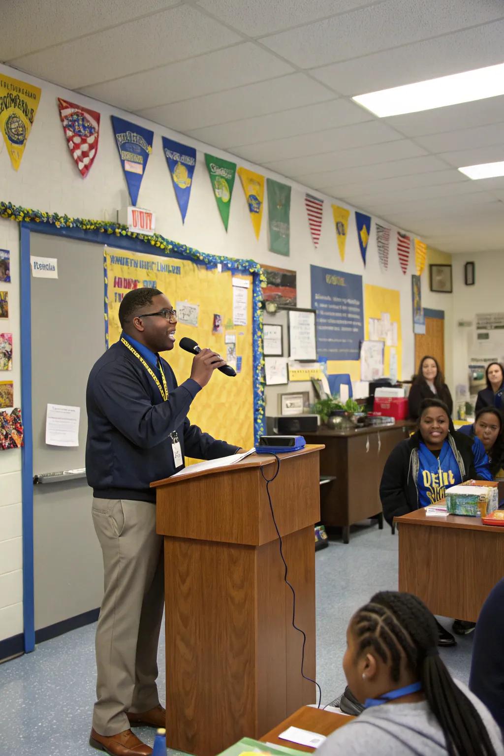 During announcements, recognizing students will bring joy and inspiration.