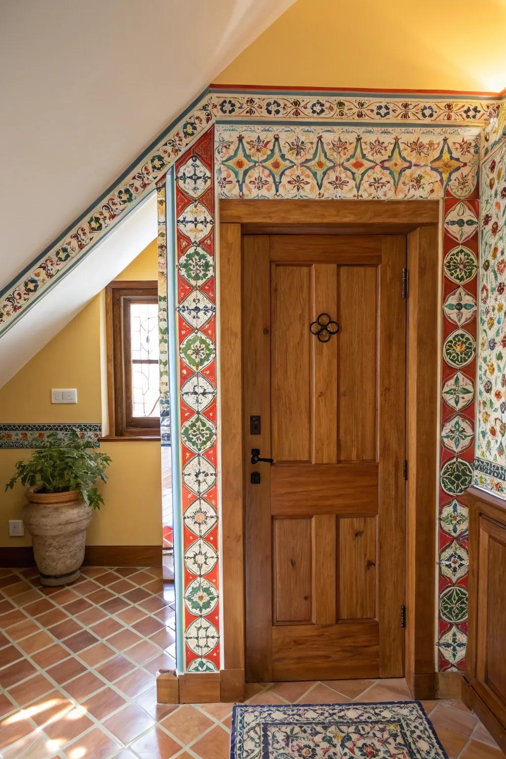 Design-rich tile injects persona and hue.