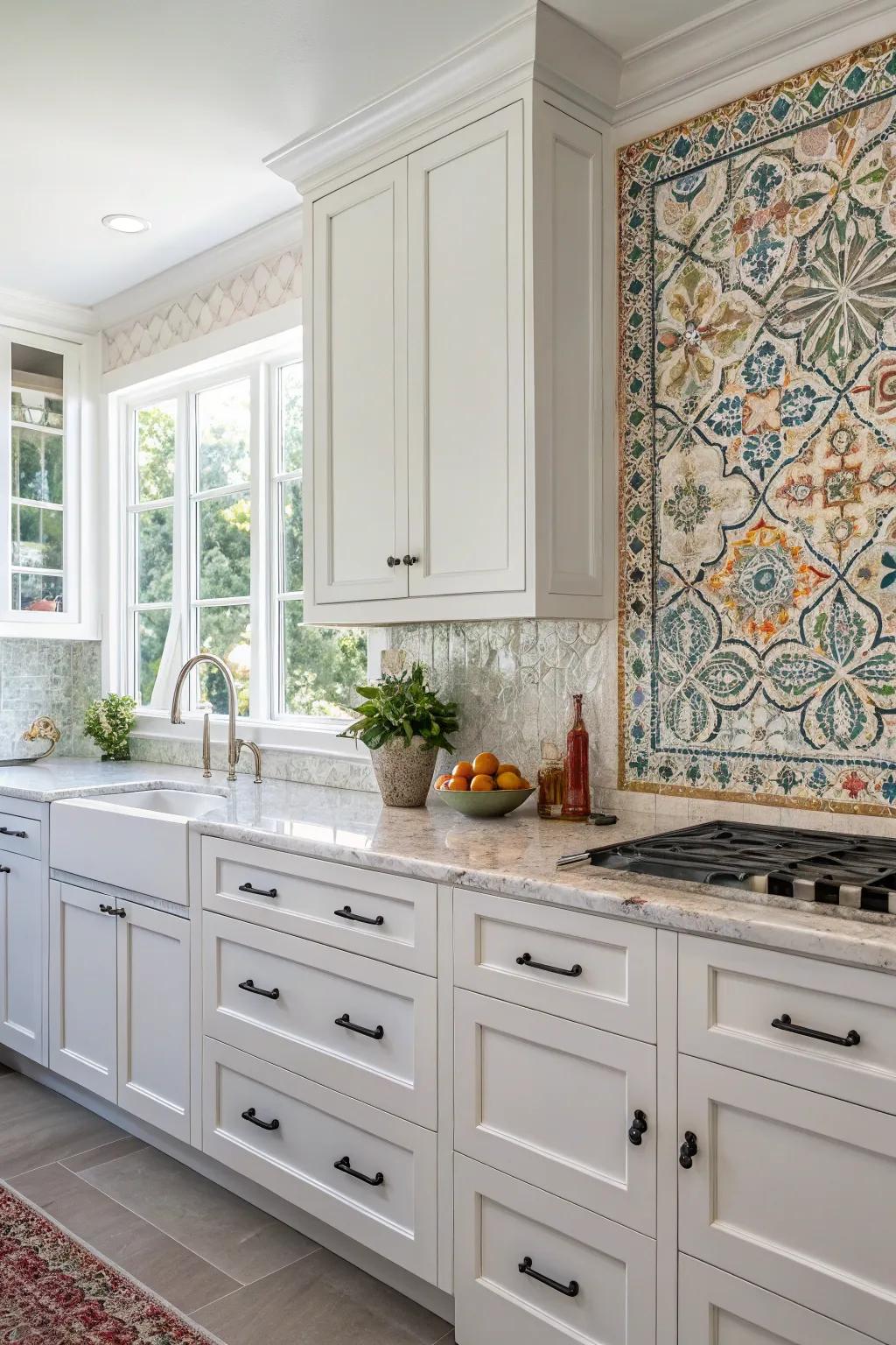 Detailed pictures add artistic texture.