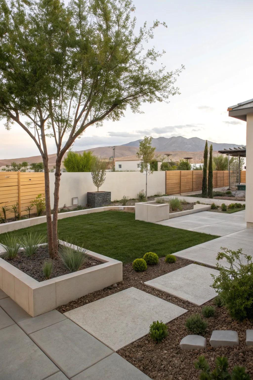 Achieve calmness with a sleek, minimalist design.