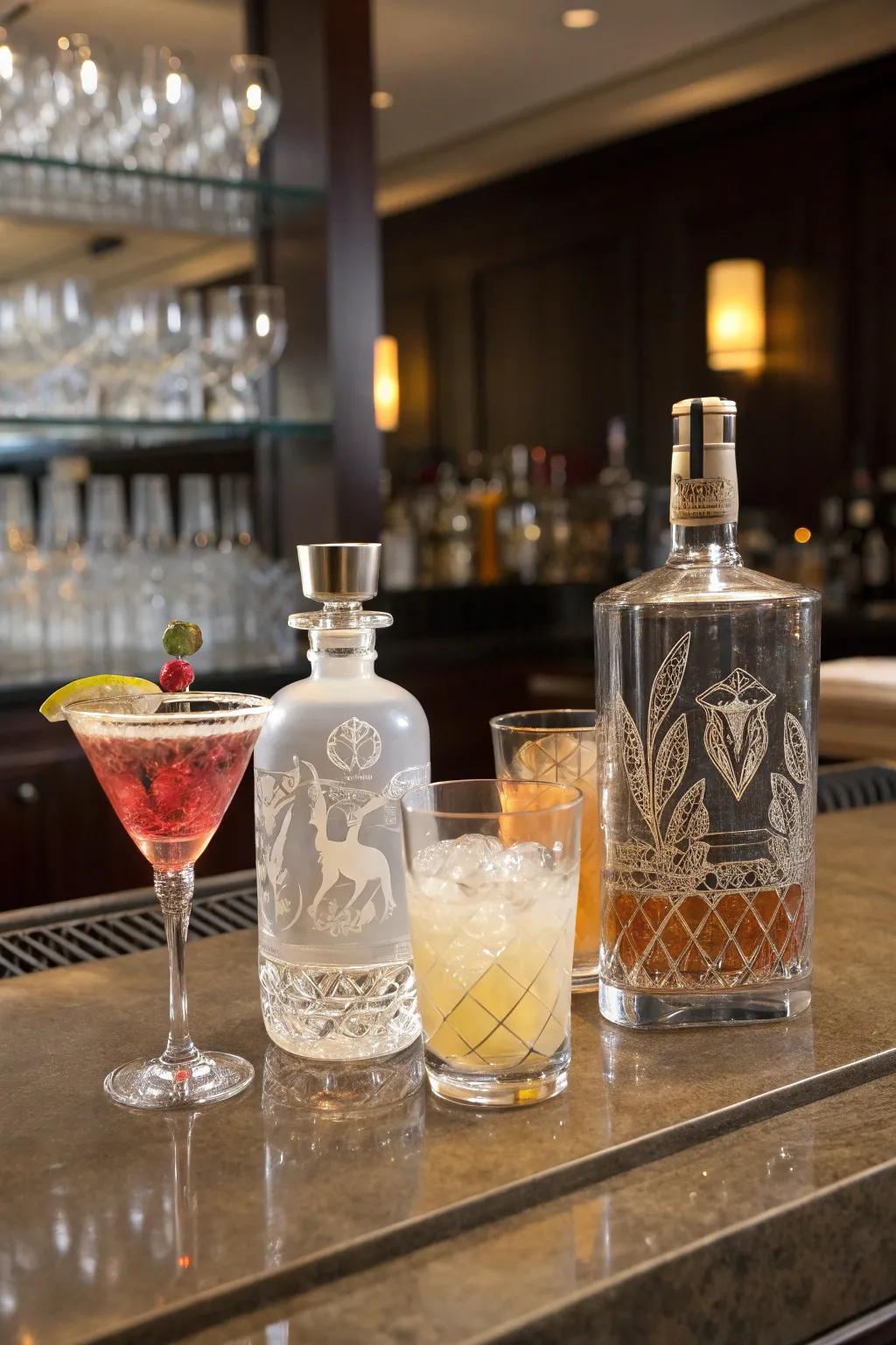 Individualized drinkware elevates the experiences of your guests.