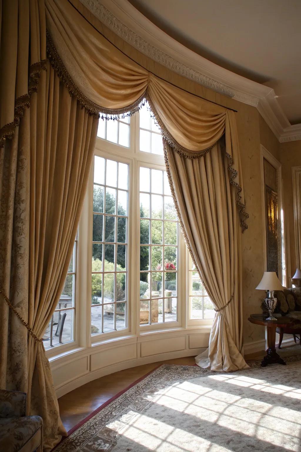 Custom treatments ensure a flawless fit.