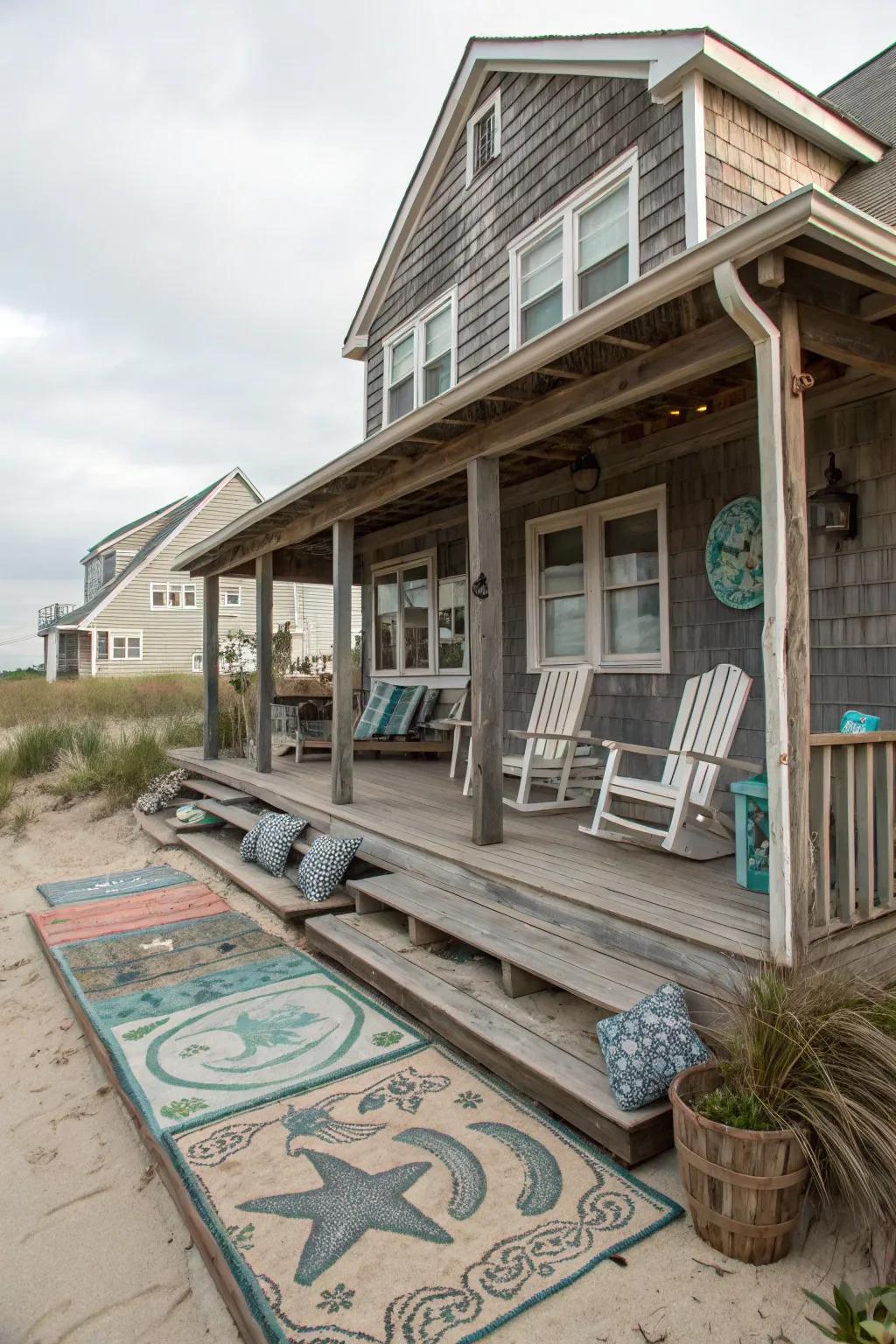 Antique pieces introducing warmth and history.