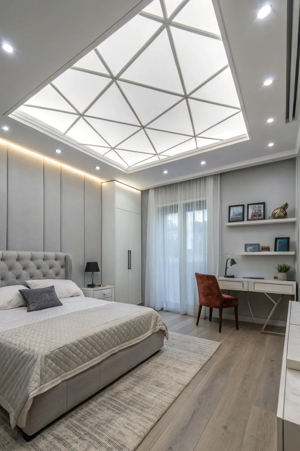 LED panels present a modern and energy-efficient lighting resolution.
