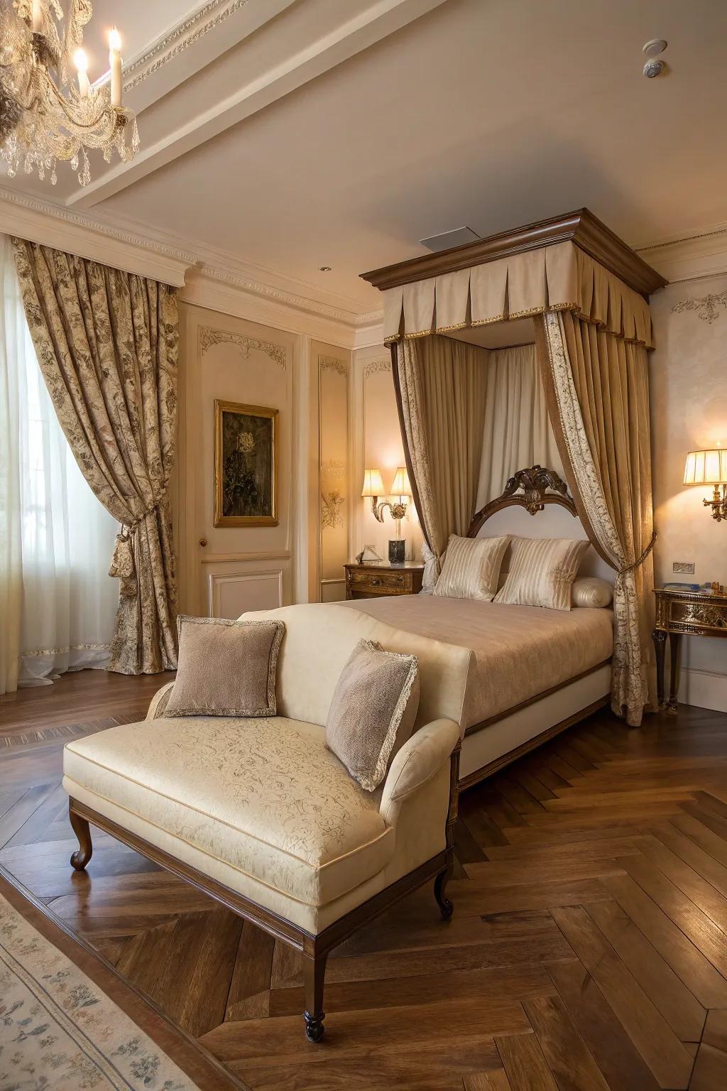 Chaise lounges offer comfort for ultimate relaxation.