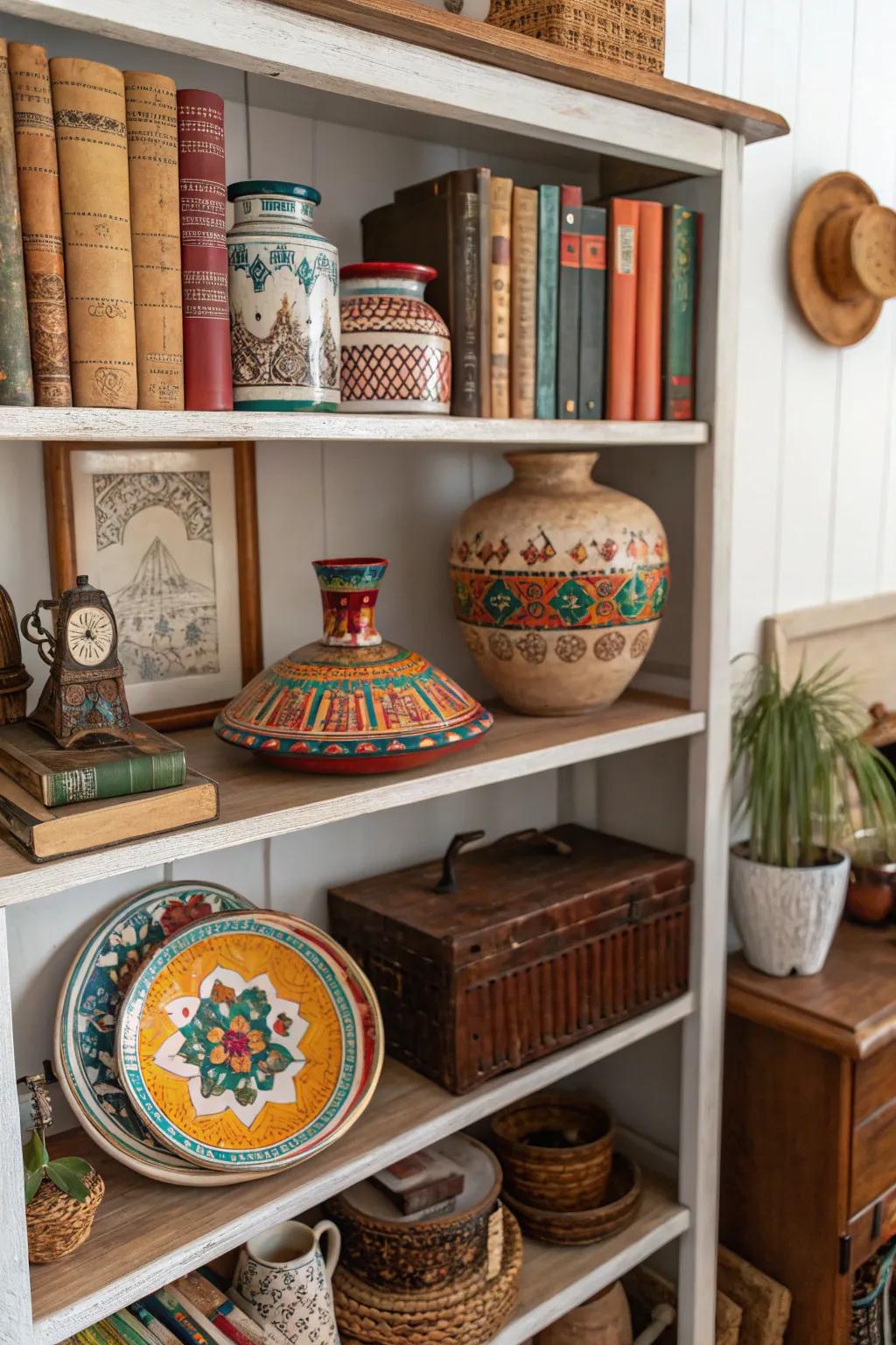 Curated collections create cohesive displays.