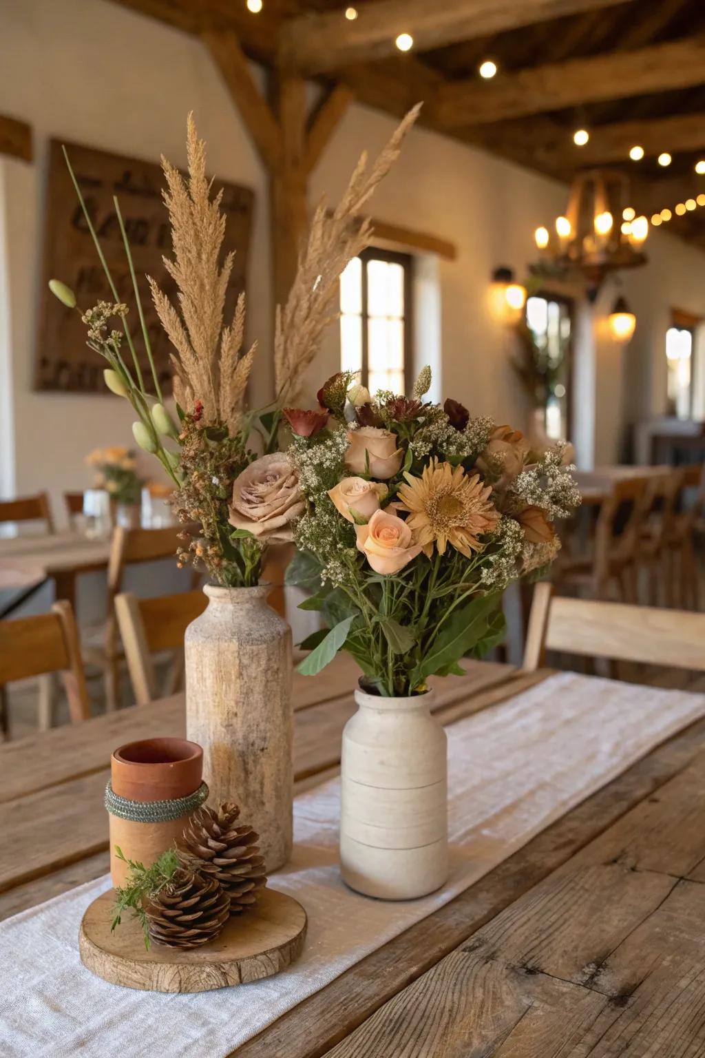Embrace nature's color spectrum with natural tones.