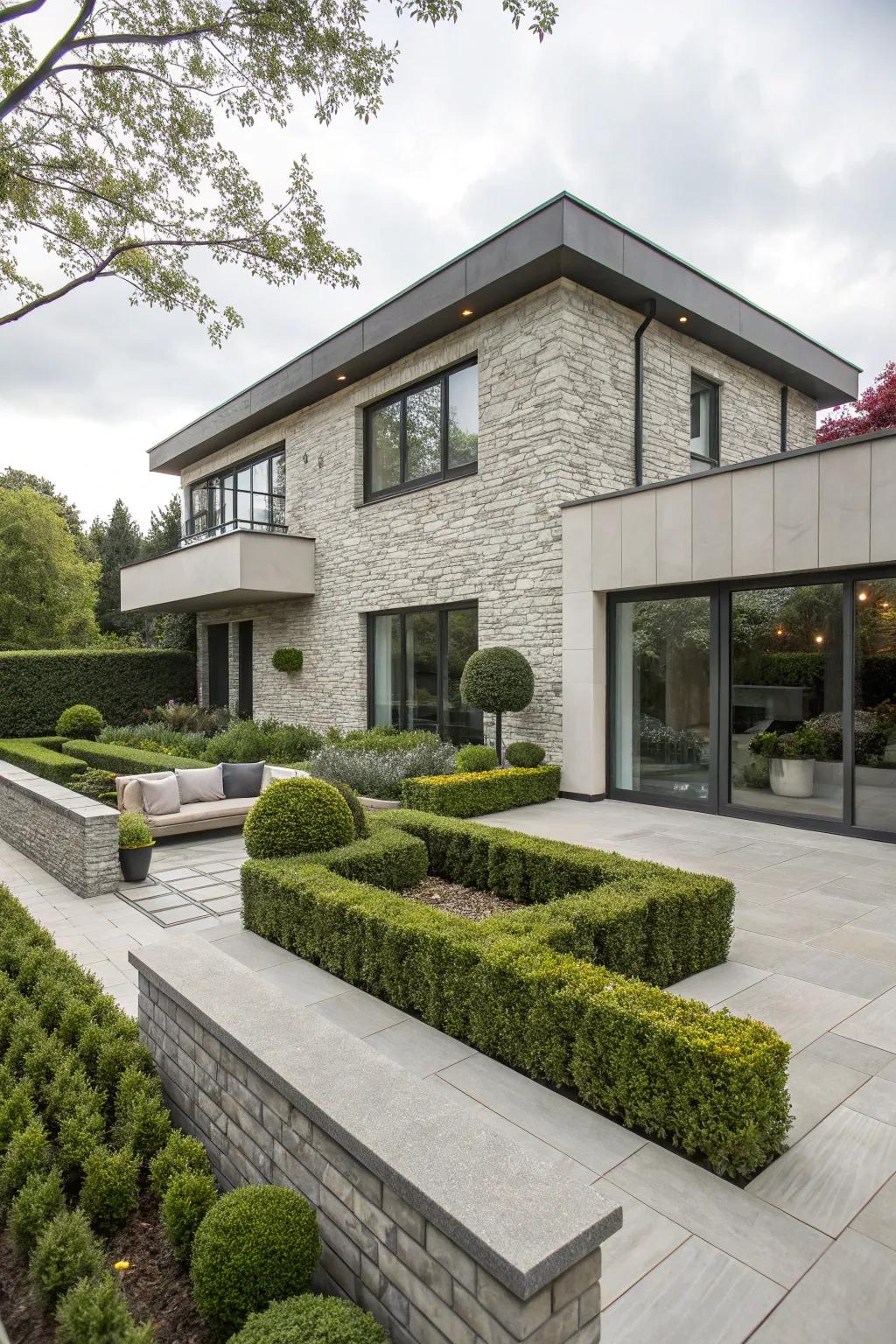 Molded PVC panels provide a natural look at a low cost.