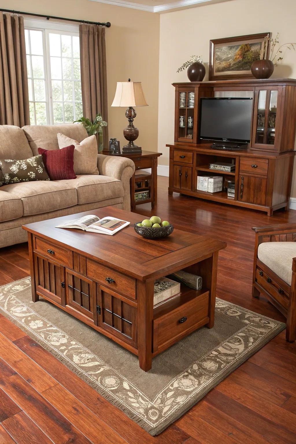 Multi-functional pieces provide practicality and panache.