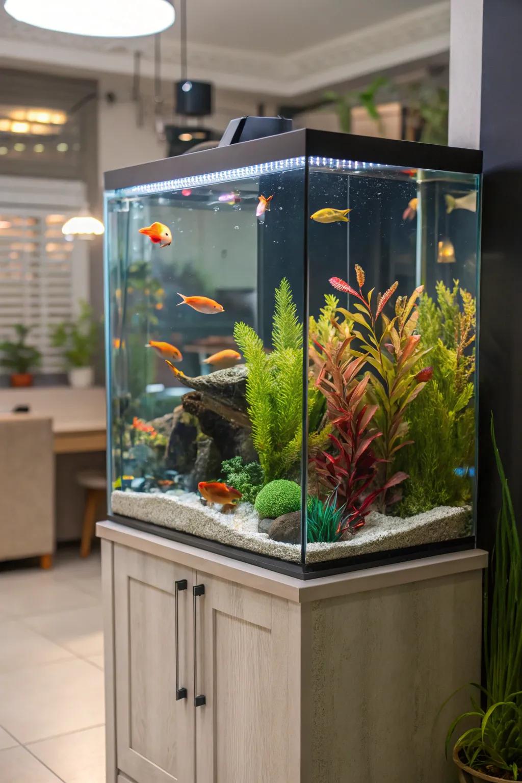 Bright colors in your tank bring joy and liveliness to your home.