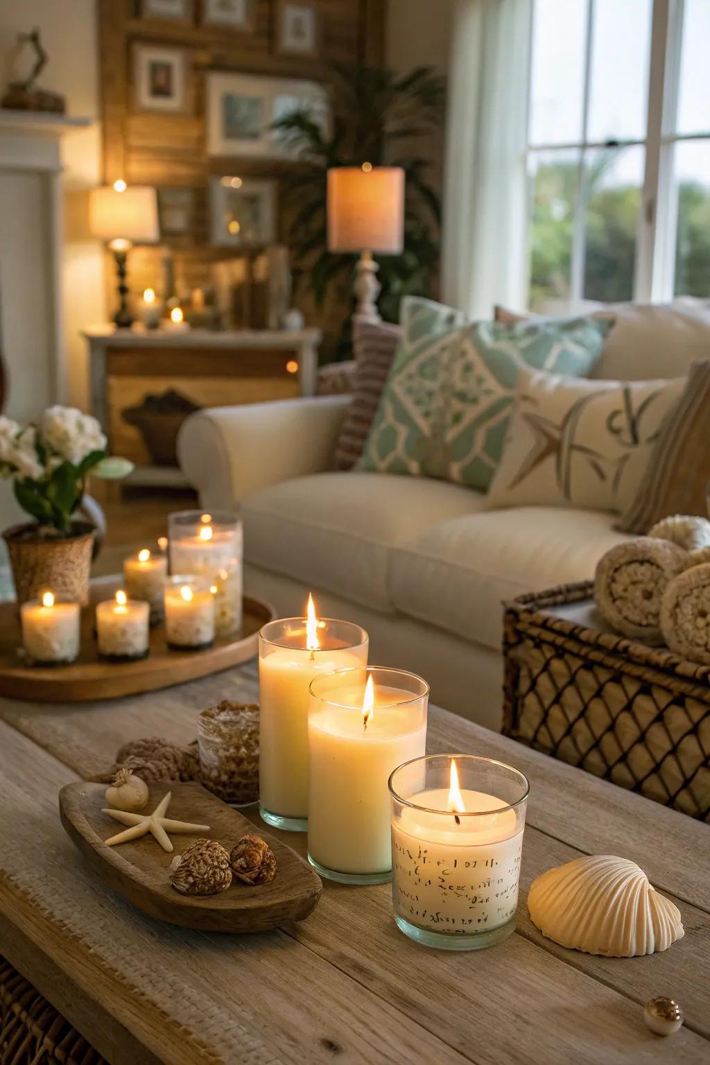 Lights that bring the ocean breeze indoors.