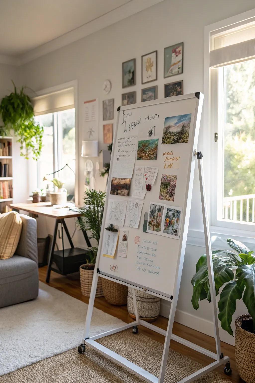 Sustain inspiration through a visual depiction of your aspirations.