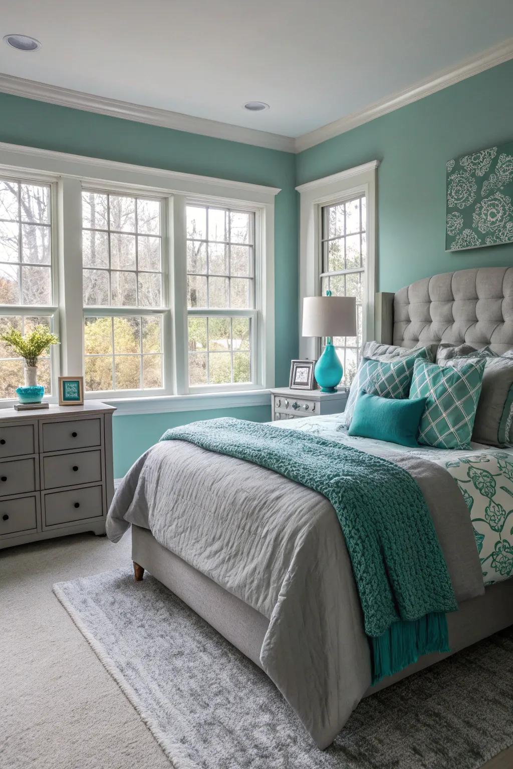 Natural light enhances the soothing qualities.