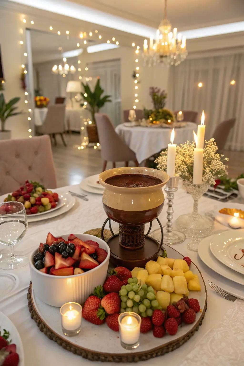 A dessert-themed dinner offers a sweet surprise.