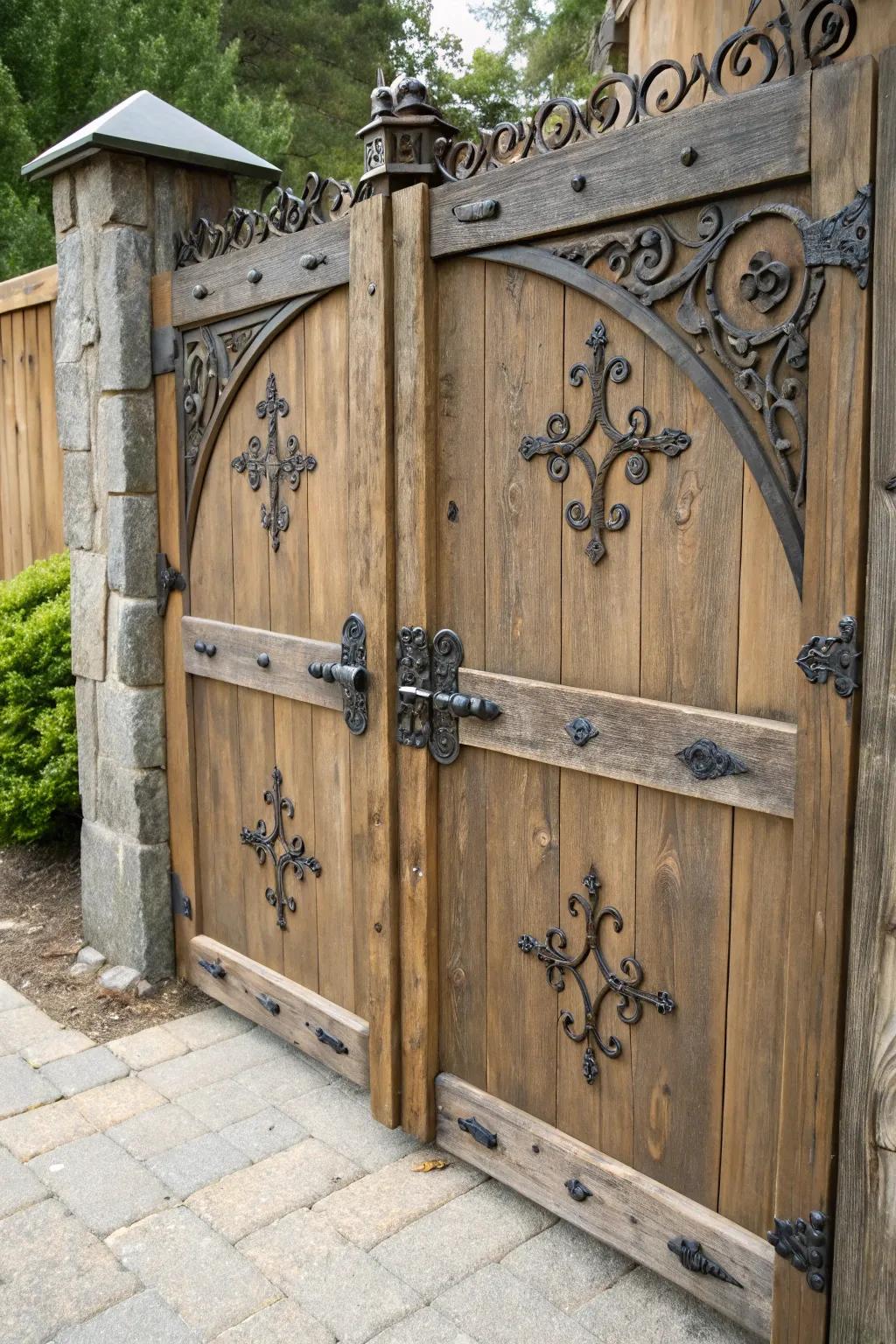 Ornamental fixtures enhance both style and function.