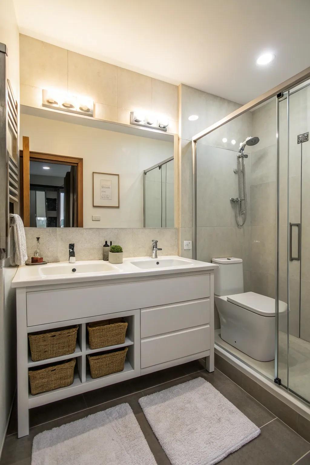 Minimalist design offers serenity and space.