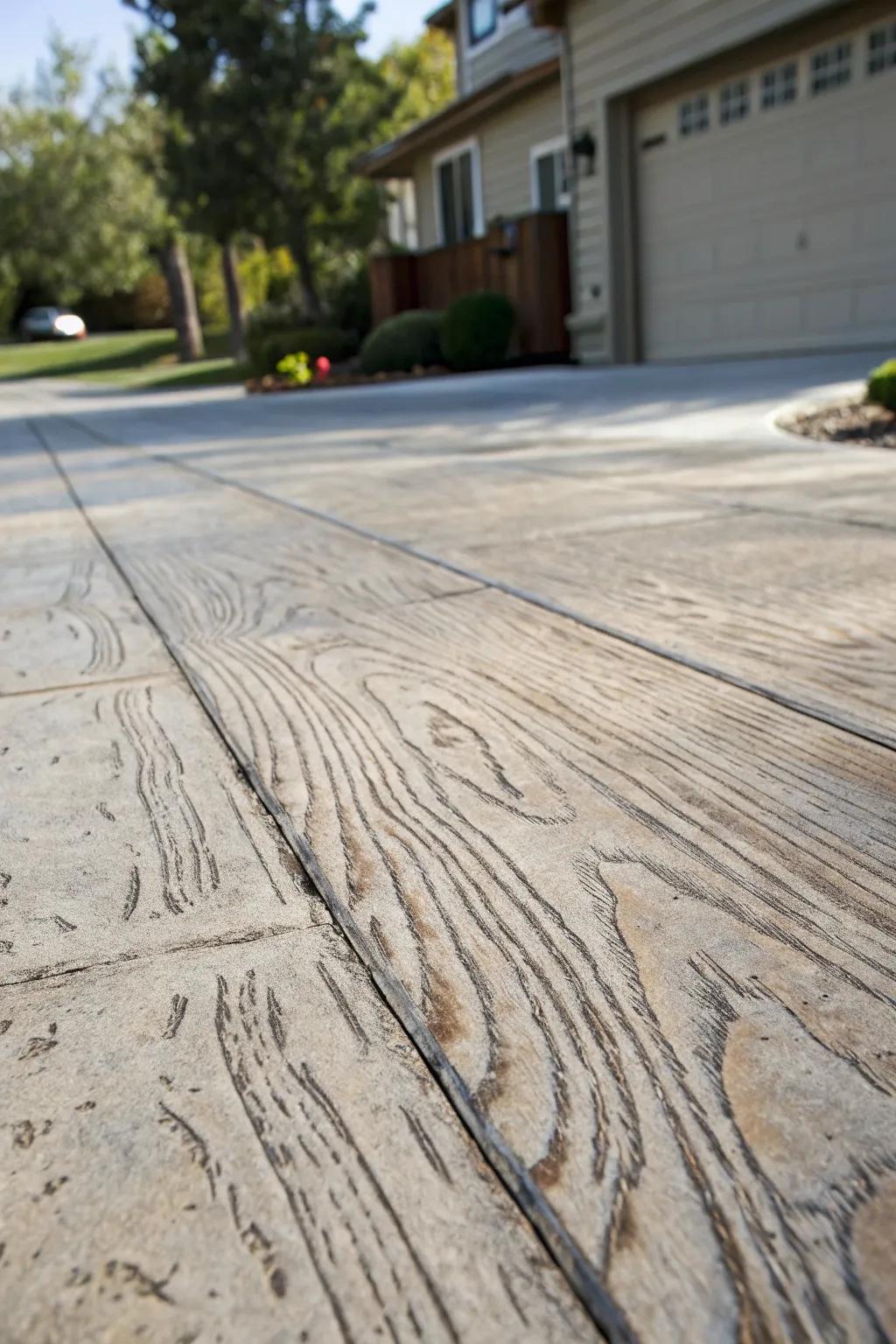 Textured concrete offers safety and style.