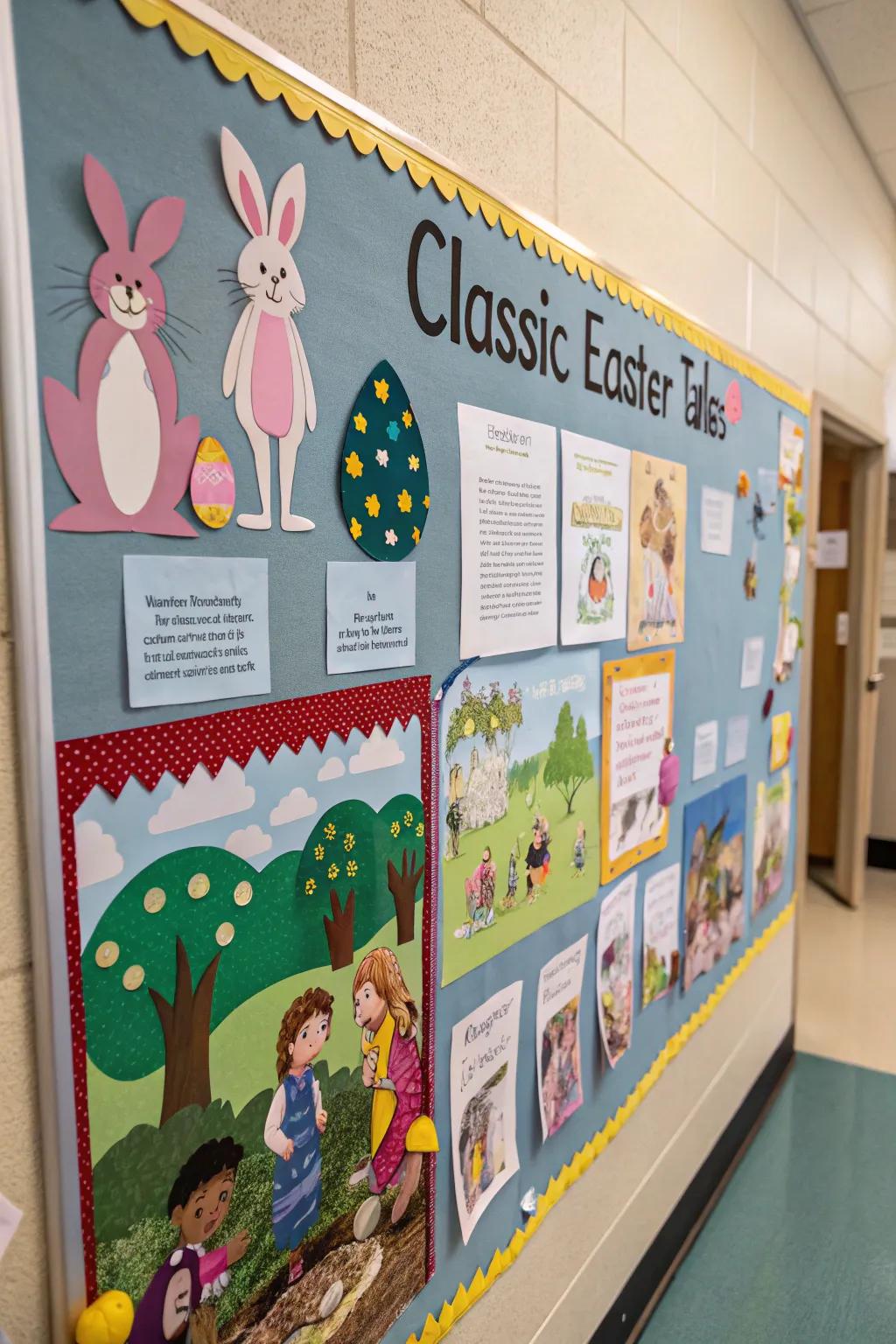 Classic Easter tales brought to life on the bulletin board.