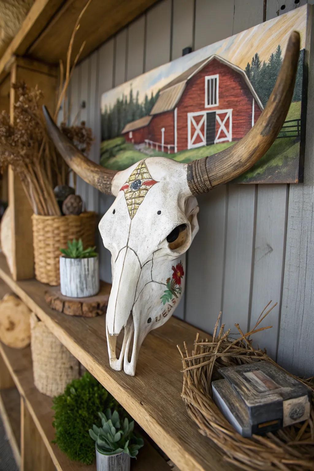 Rustic patterns infuse countryside charm into urban spaces.