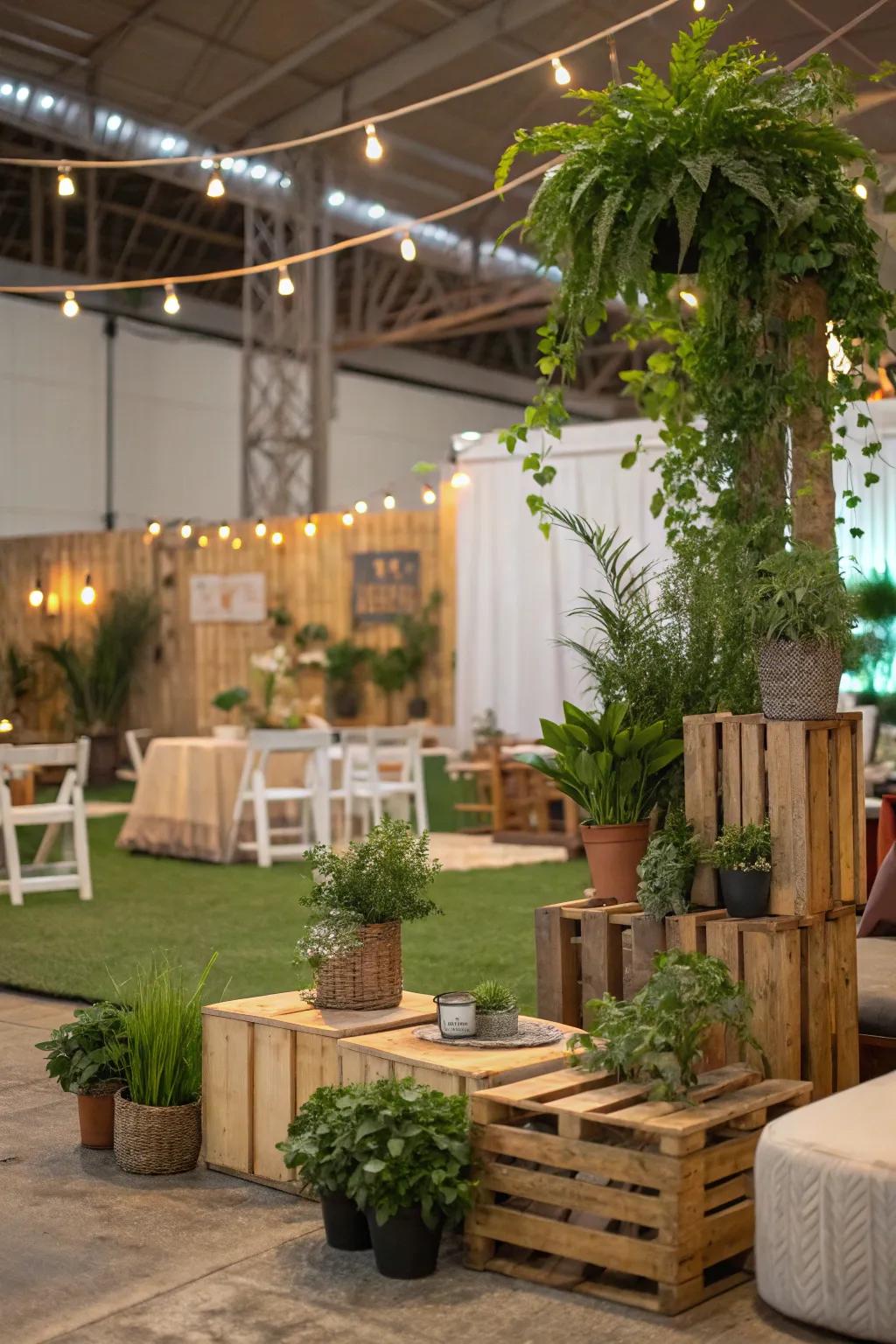 Environmentally kind decor enhances while being sustainable.