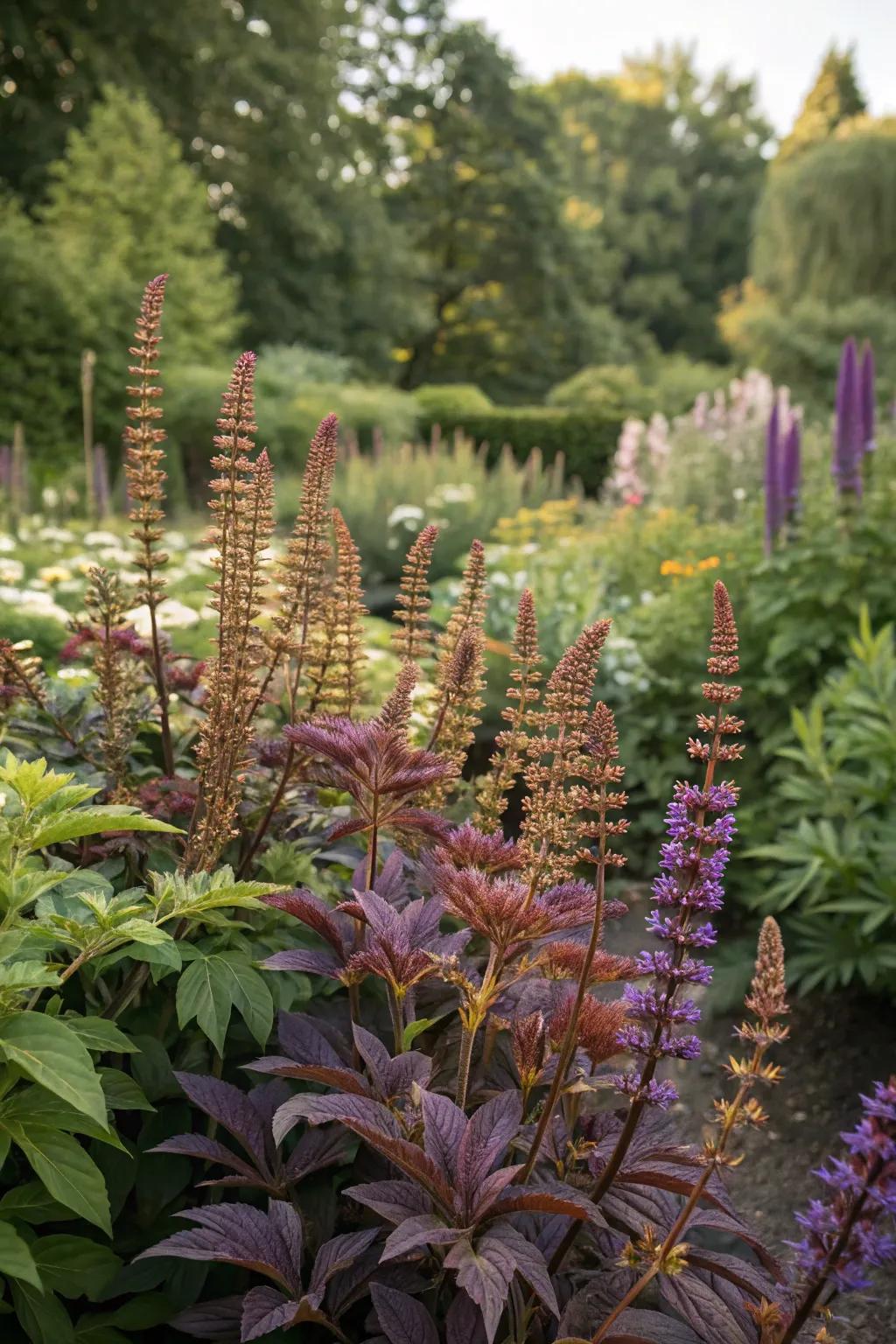 Unique greenery shades add a surprising twist to autumn landscapes.