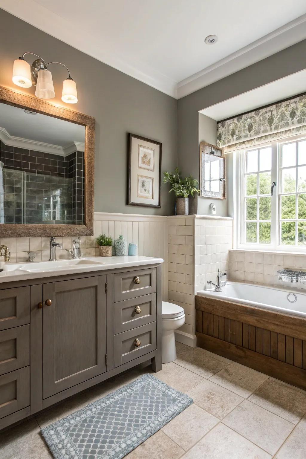 Subtle differences bring unity and elegance.