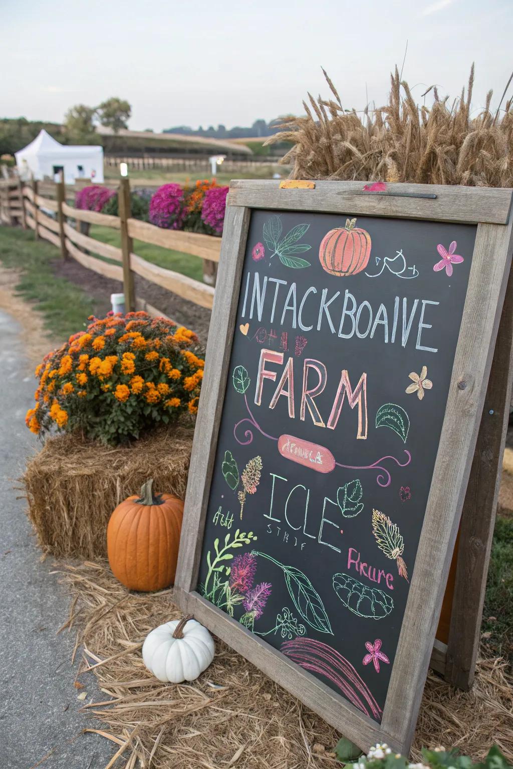 A dynamic and engageable chalkboard marker ensuring continuous freshness.