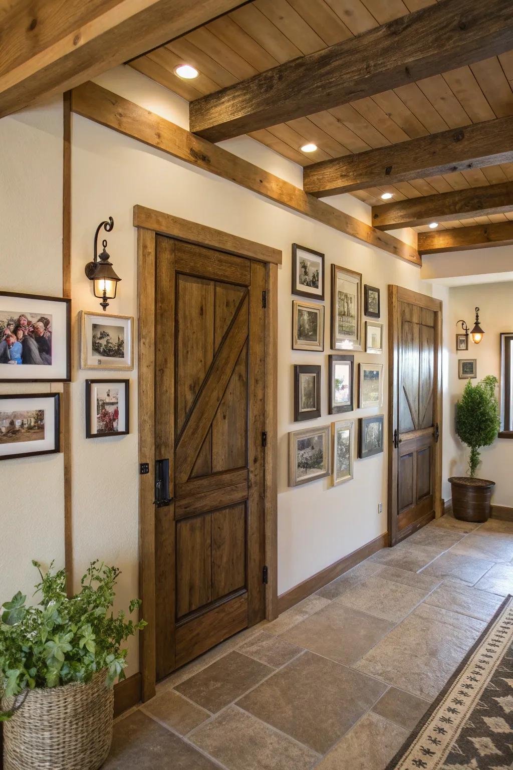 Family images personalize your entry.