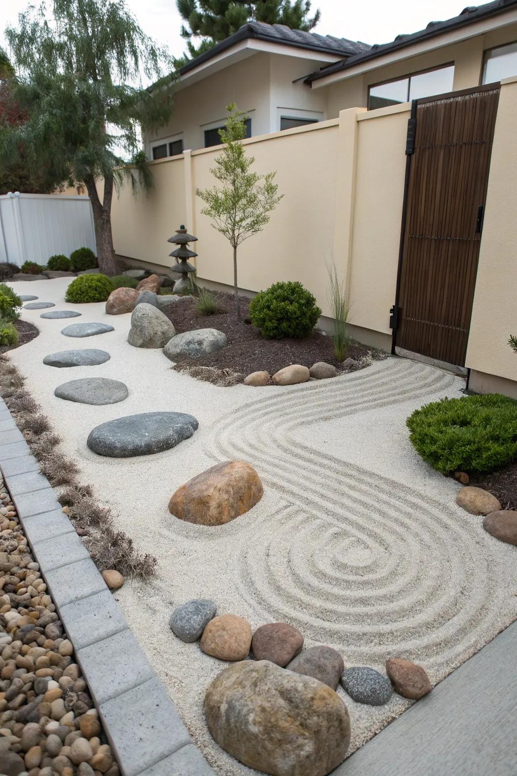 A Zen-inspired garden offering daily peace