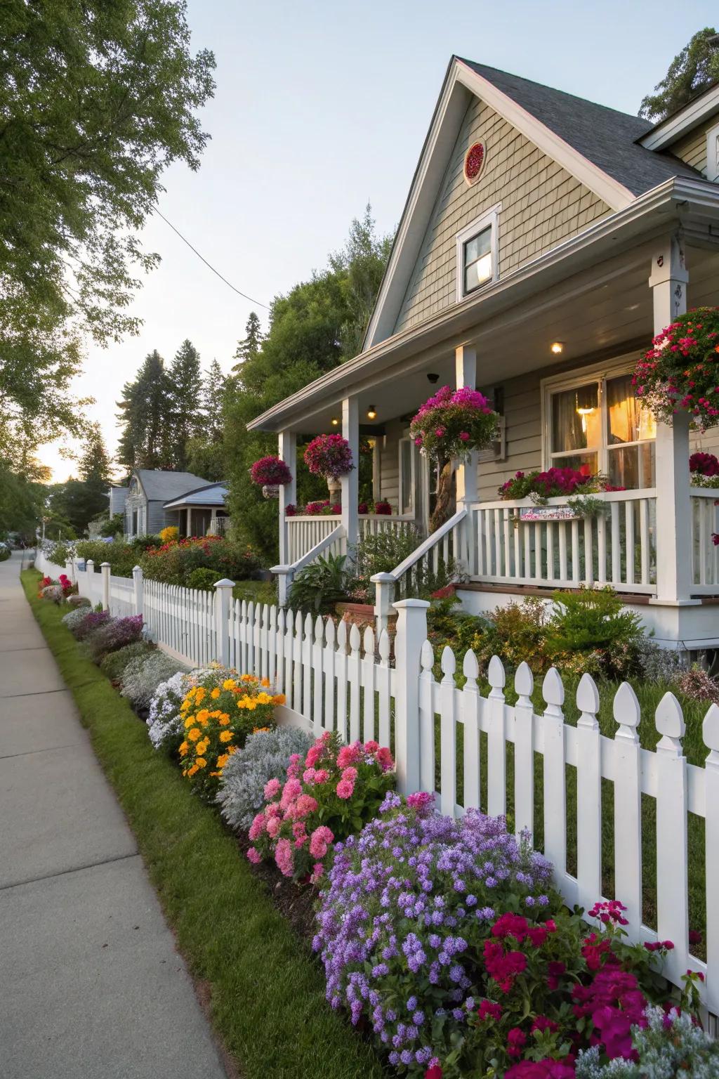 A decorative surround enhances your home’s charm and privacy.