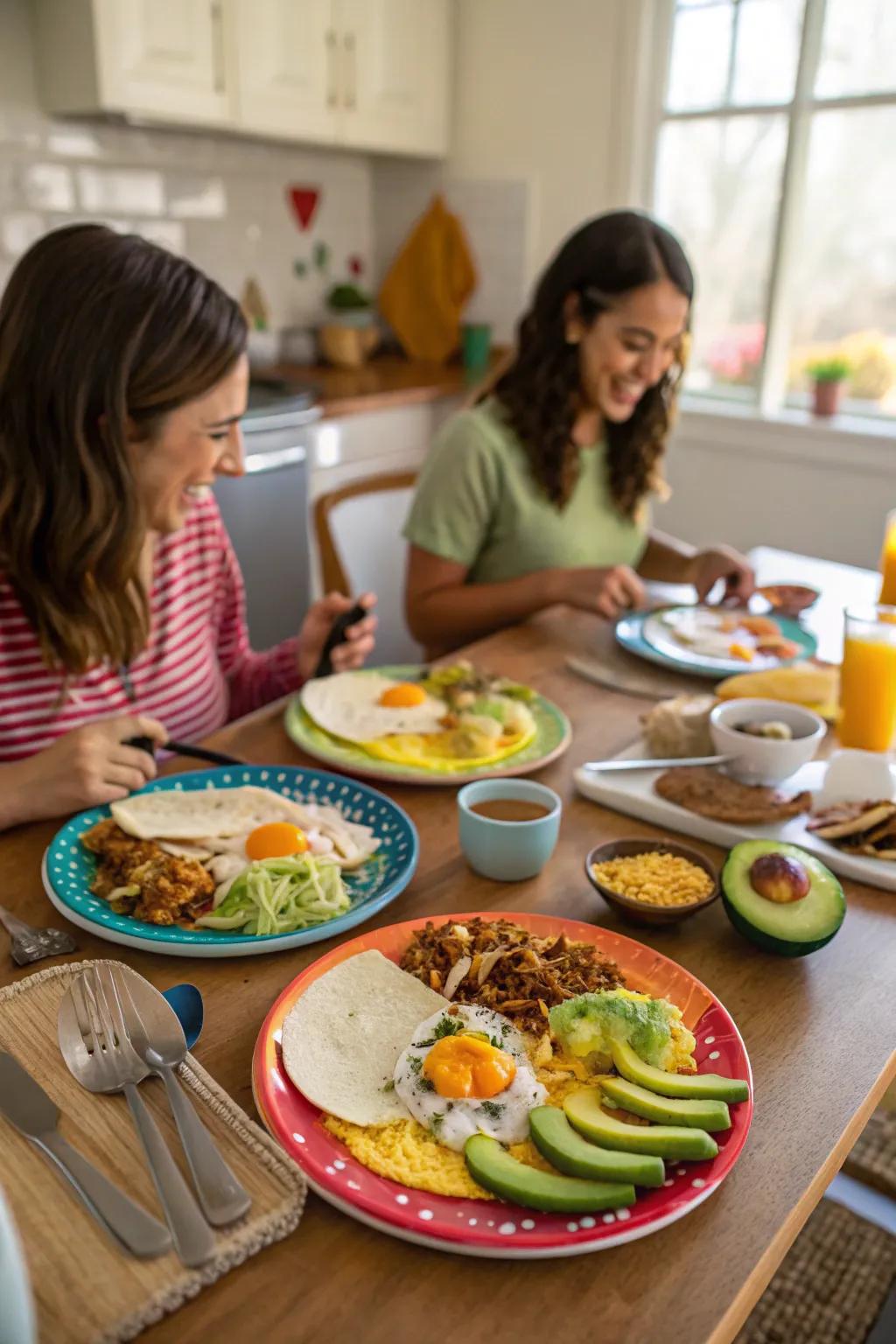 Enjoy a taco-inspired breakfast to start your day.