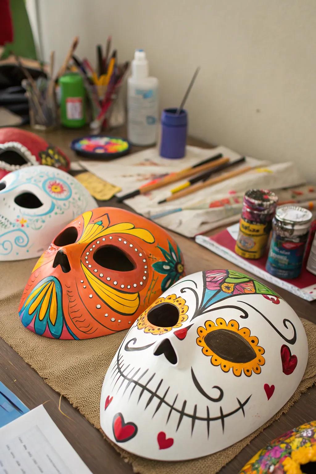 DIY masks make for entertaining costumes and crafts