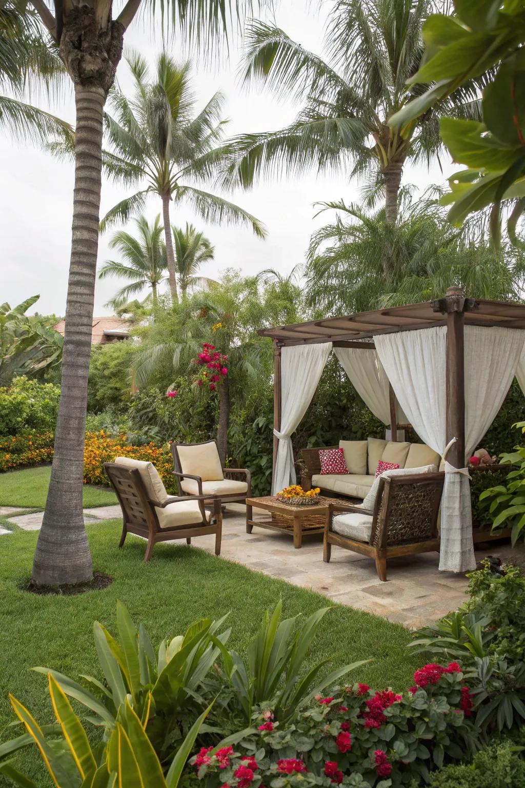 A chilling zone is impeccable for entertaining and unwinding.