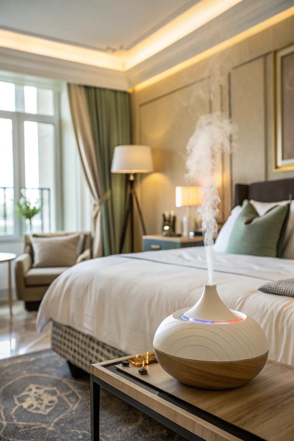 Establish an inviting ambiance through a signature odor.