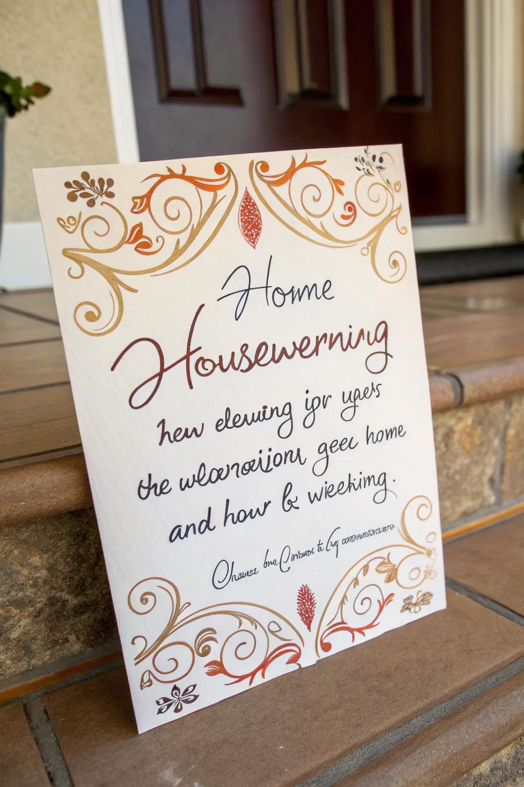 Tailored inscriptions make lasting impressions