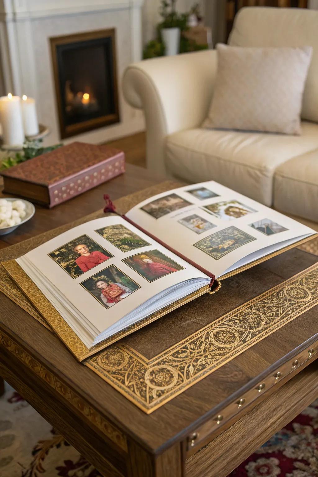 A book that shows off great memories.