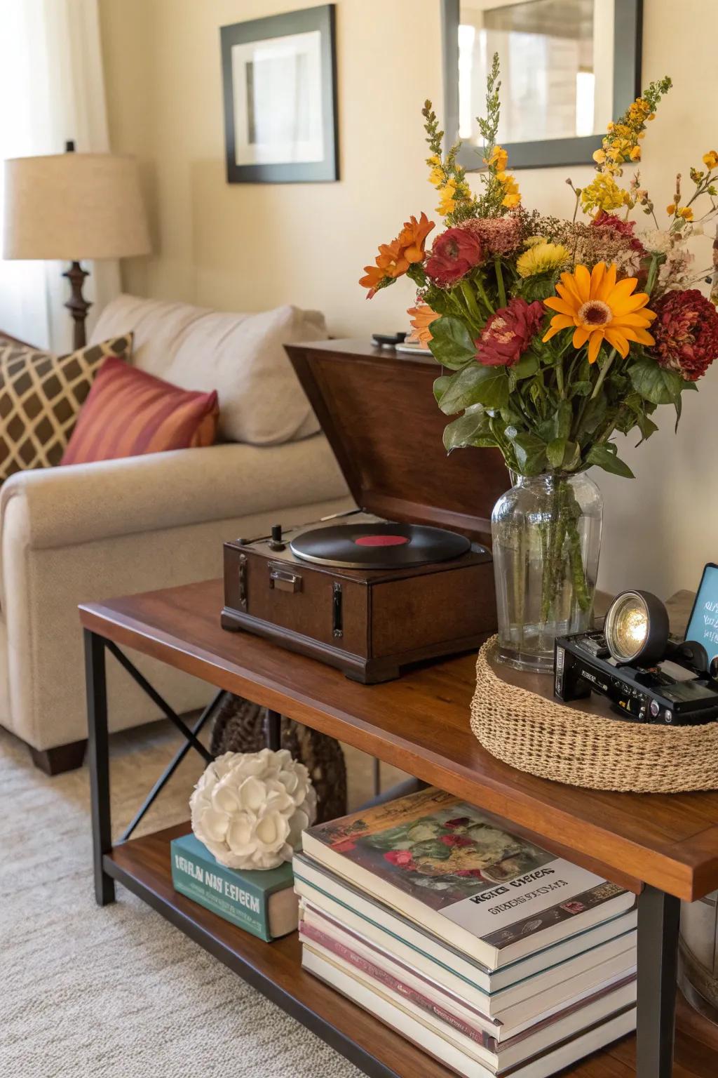 Unexpected elements add a delightful surprise to decor.