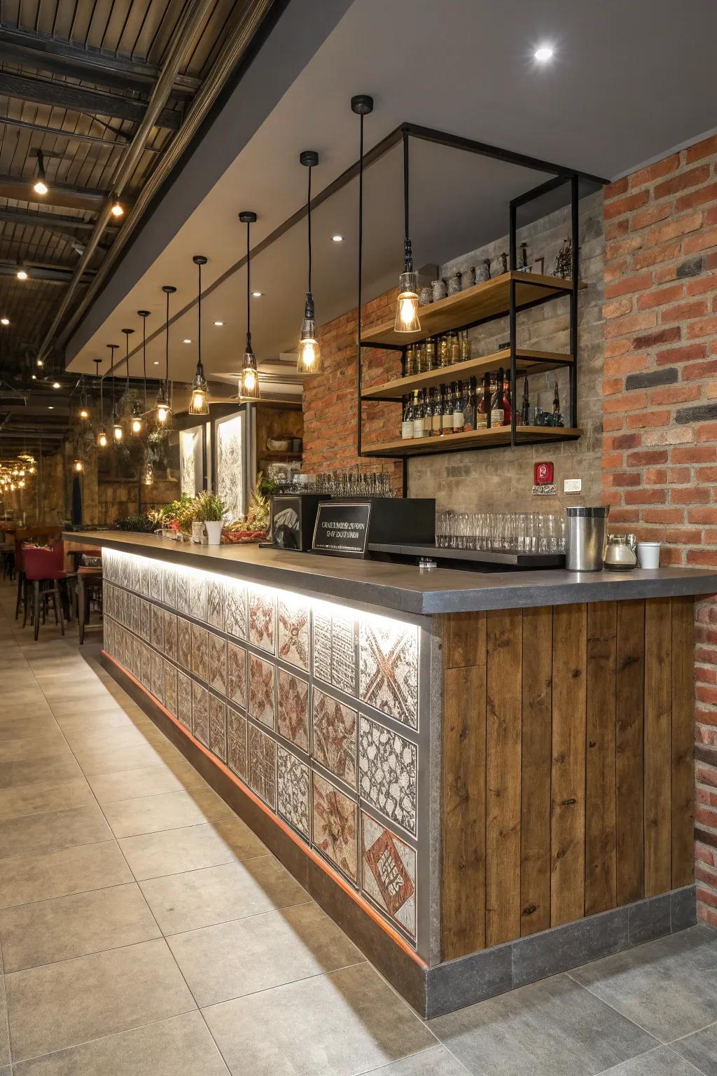 Mixing textures adds depth and charm to your decor.