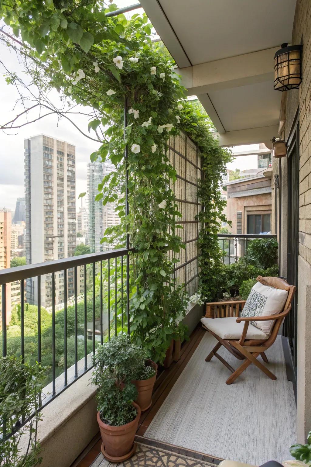 Relish a slice of nature with balcony blossom frames.