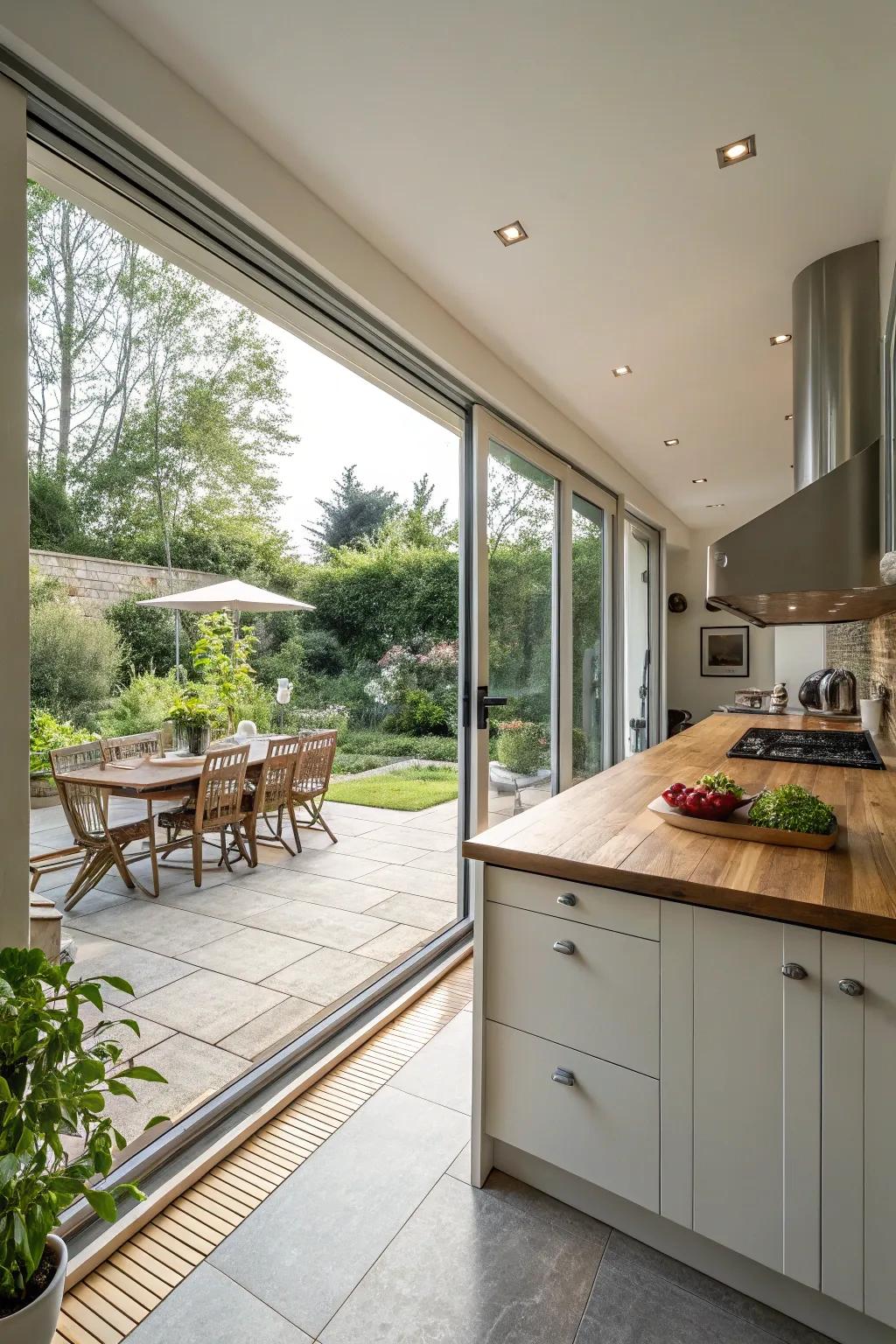 A seamless indoor-outdoor flow expands your living space.