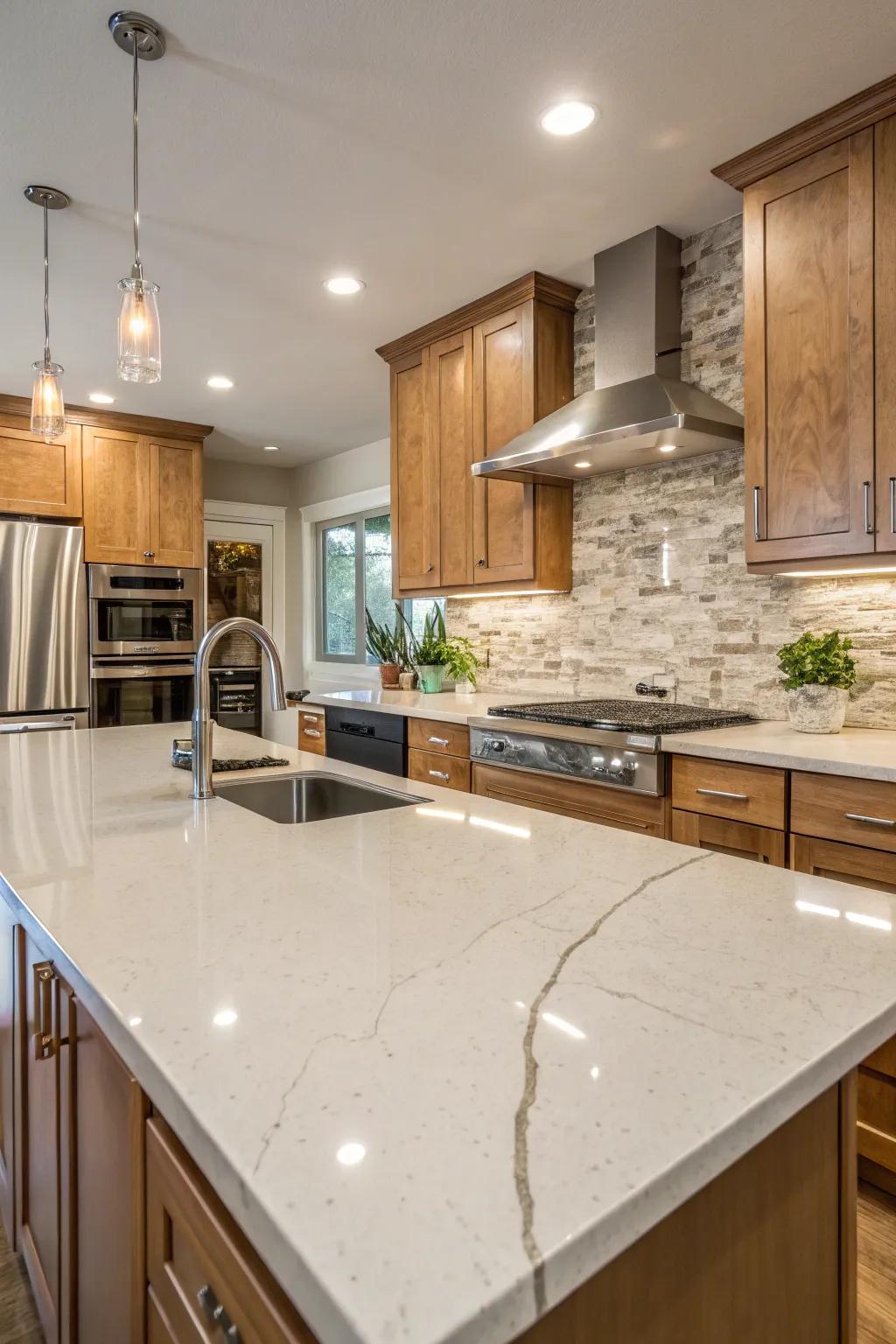 18 Stunning Kitchens With Quartz Countertop Ideas