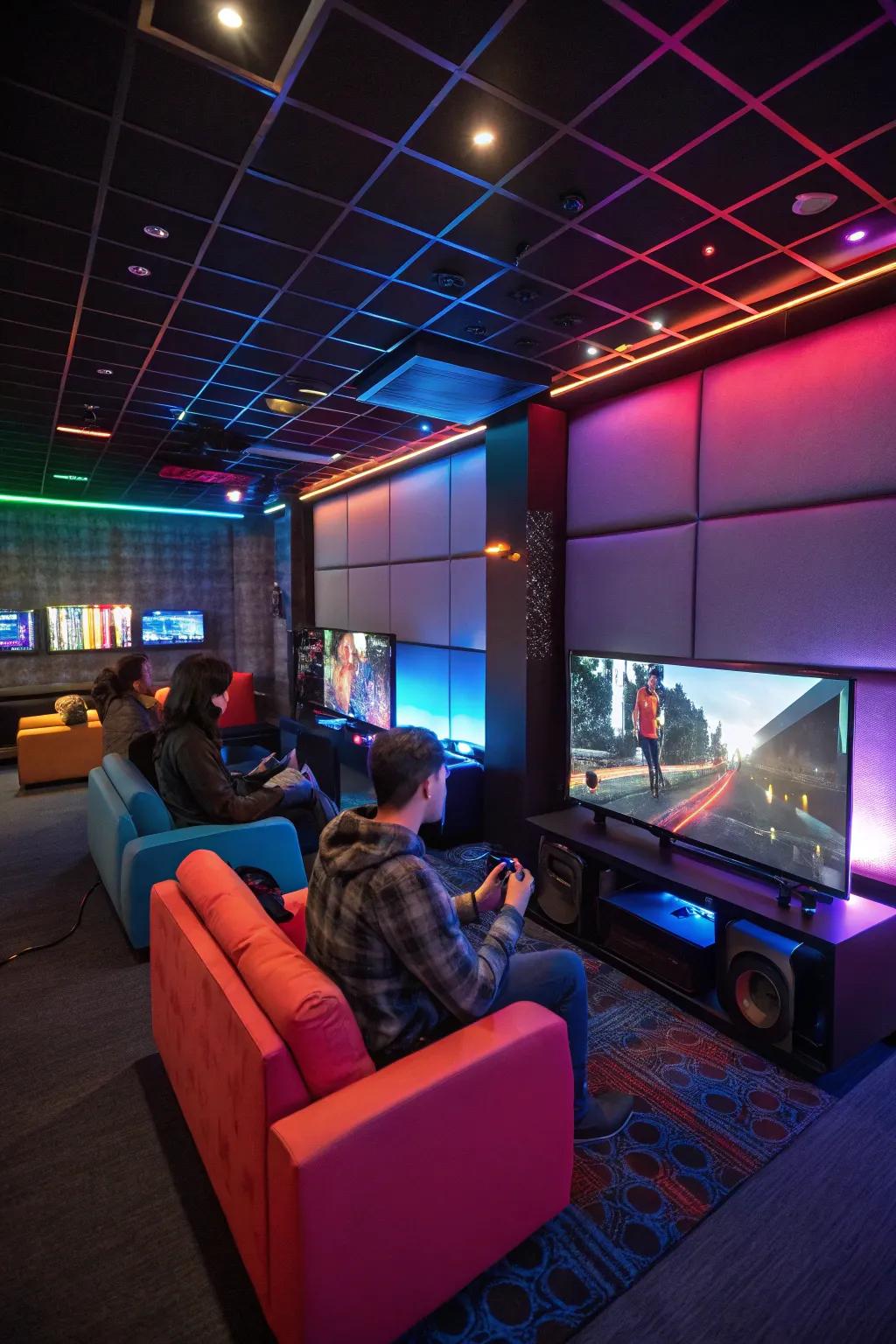 Incorporate dynamics with interactive light panels.