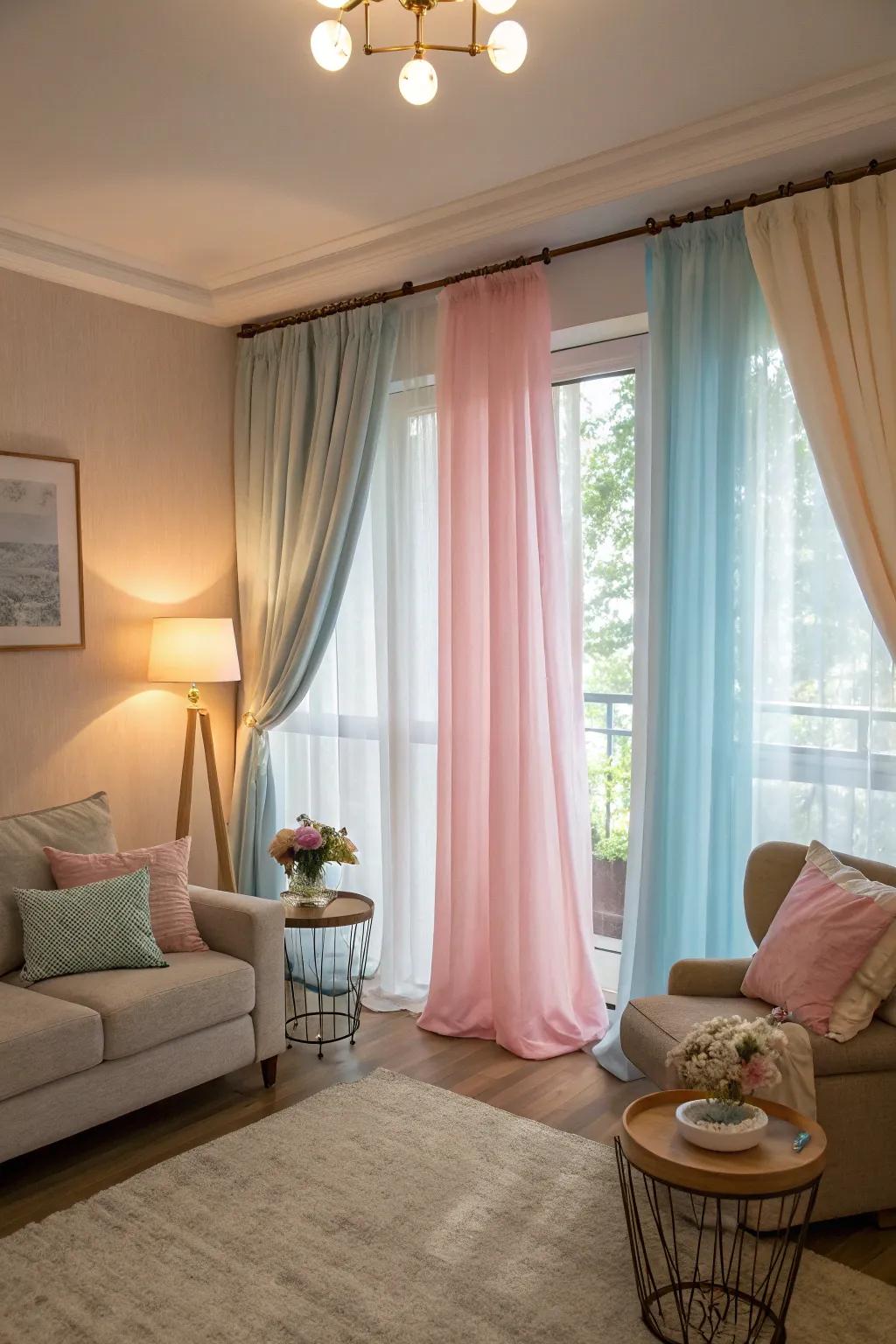 Soft tones create a subtle and calming atmosphere.