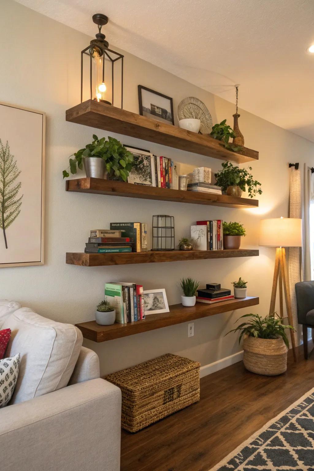 Enhance creativity with layered ledge elevations.