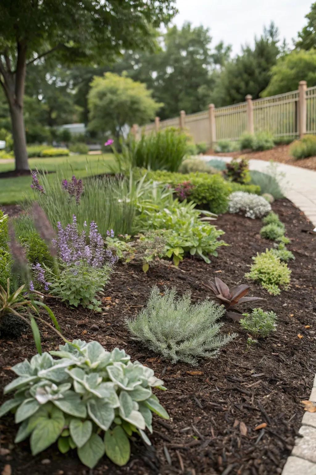 Ground cover gardens: tidy, neat, and easy to maintain.
