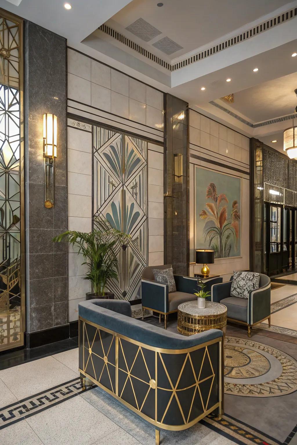 A modern interior with Decorative Age elements for a vintage elegance.