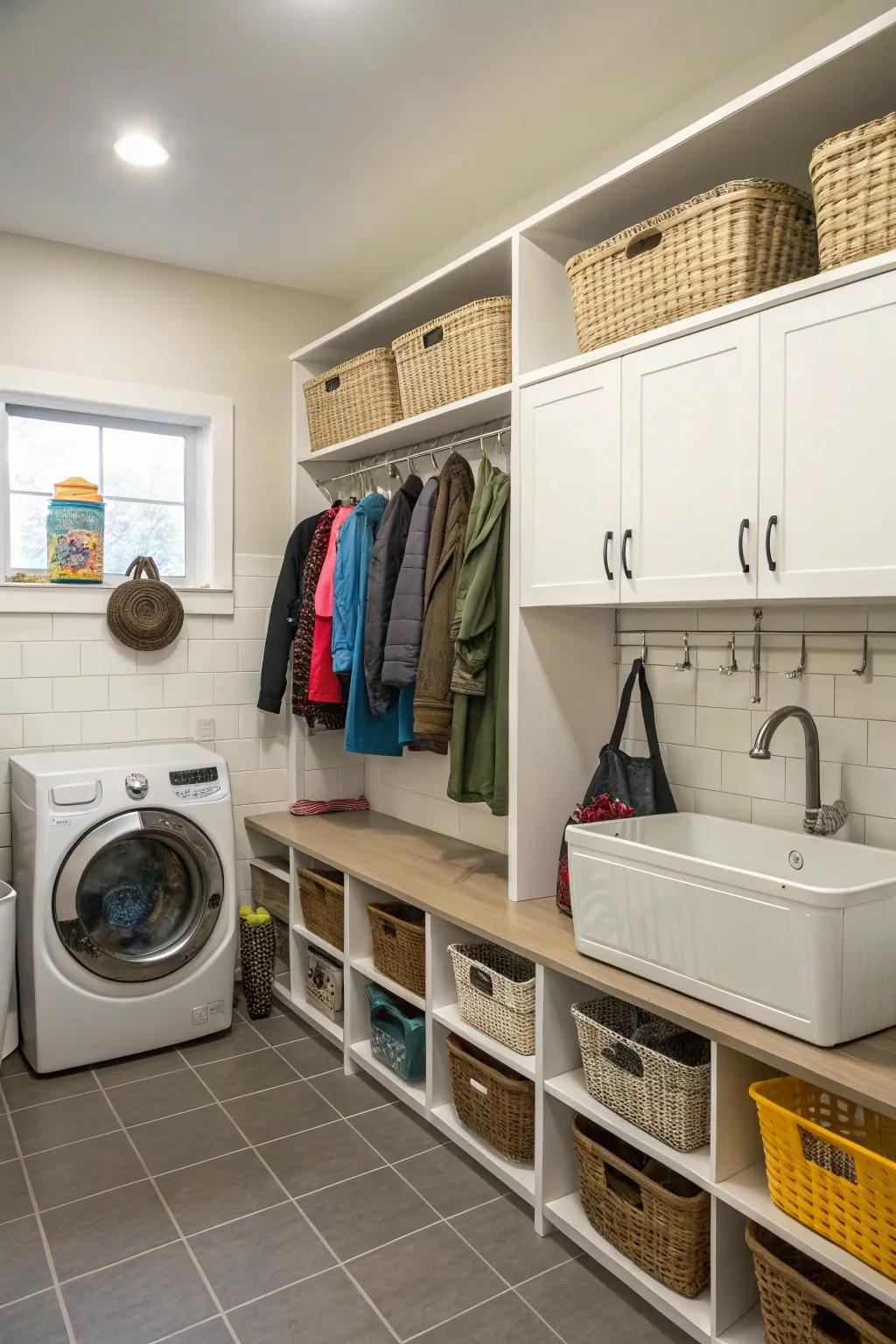 Multi-purpose spaces enhance utility and efficiency.