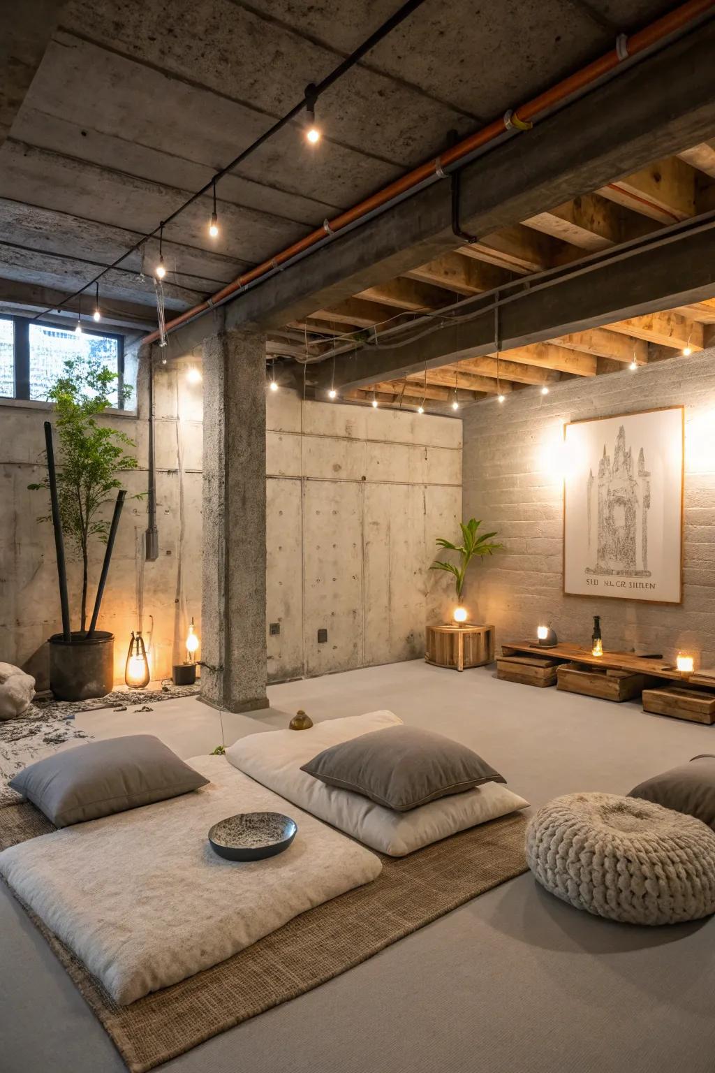 A quiet space offers peace.