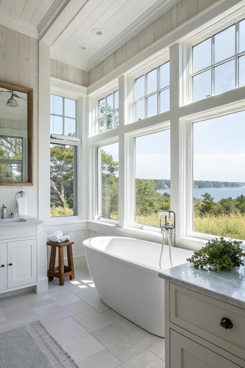 Sunlight brightens and welcomes.