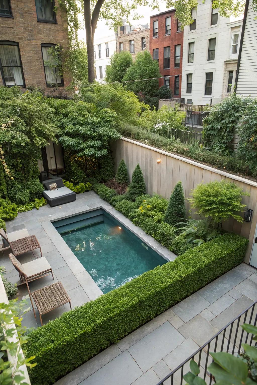 A compact dipping <strong>pool</strong> that fits perfectly into a cozy backyard space.” loading=”lazy” class=”pimg”>
	</picture><figcaption>A compact dipping <strong>pool</strong> that fits perfectly into a cozy backyard space.</figcaption></figure>
<p>Perfect for small spaces, <strong>dipping pools</strong> offer a refreshing dip without taking up much room. They’re a stylish and practical solution for urban backyards.</p>
<h3>These products might help:</h3>
<ul class=